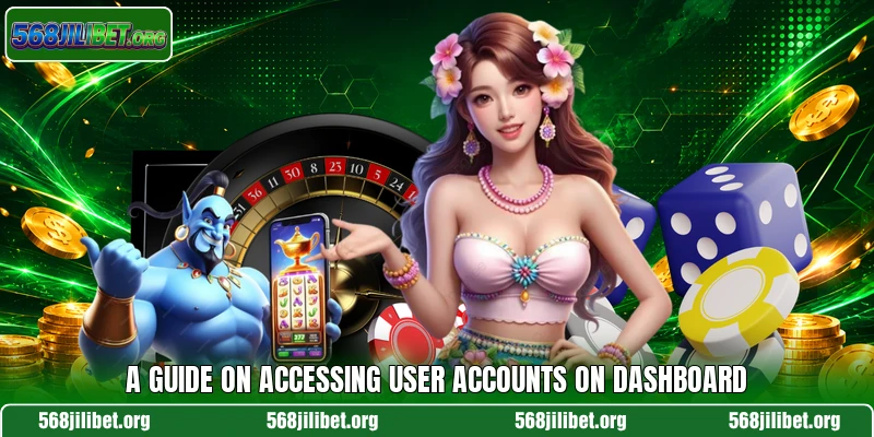 A guide on accessing user accounts on dashboard