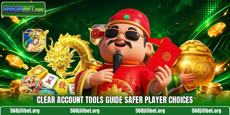 Clear account tools guide safer player choices