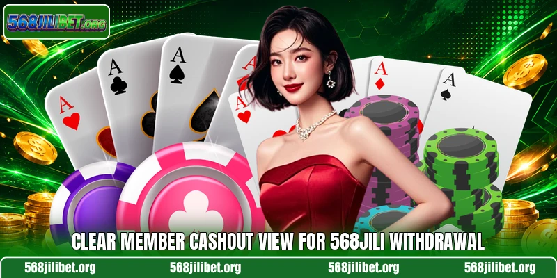 Clear member cashout view for 568JILI withdrawal