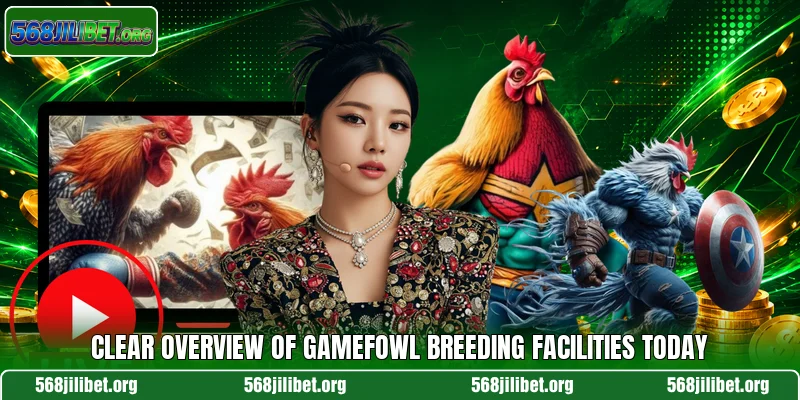 Clear overview of gamefowl breeding facilities today