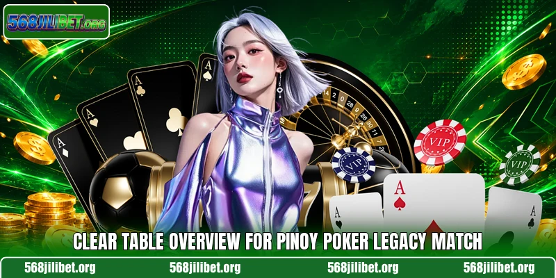 Clear table overview for Pinoy Poker Legacy Match