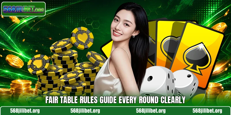 Fair table rules guide every round clearly