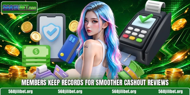 Members keep records for smoother cashout reviews