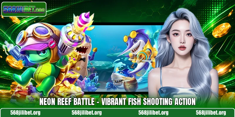 Neon Reef Battle – Vibrant Fish Shooting Action