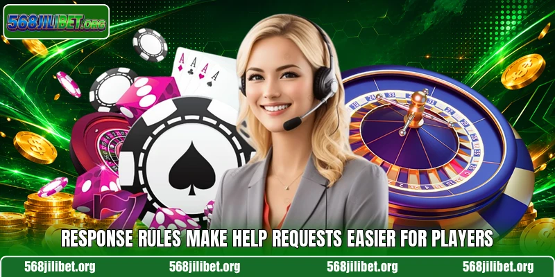Response rules make help requests easier for players