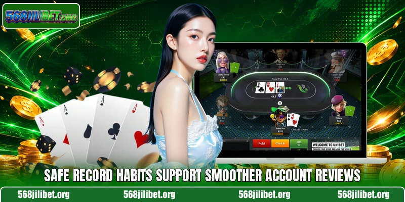 Safe record habits support smoother account reviews
