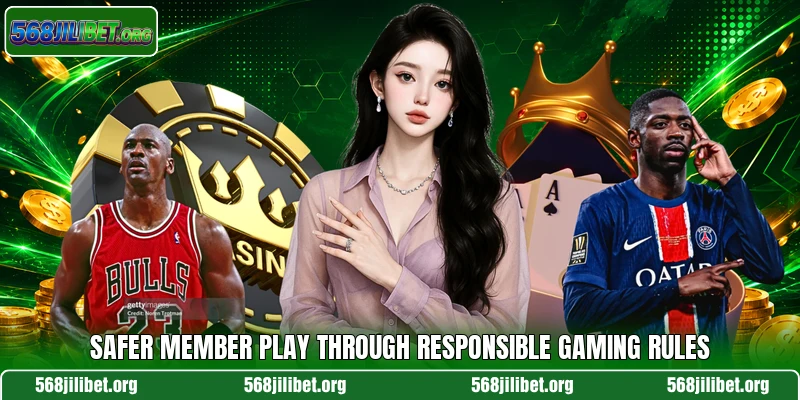 Safer member play through responsible gaming rules