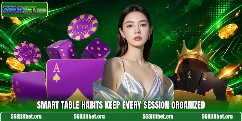 Smart table habits keep every session organized