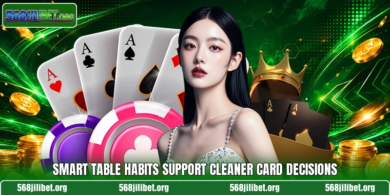Smart table habits support cleaner card decisions